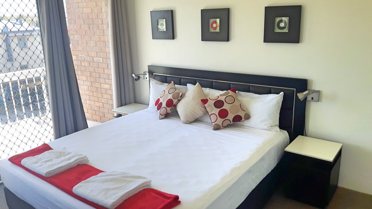 King Sized Bed in Master Bedroom